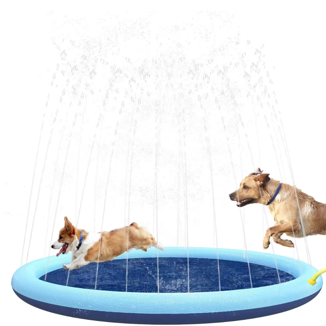 Piscina Gonflabila AquaJoy pentru Copii si Animale - Covor de Joaca Acvatic de Vara