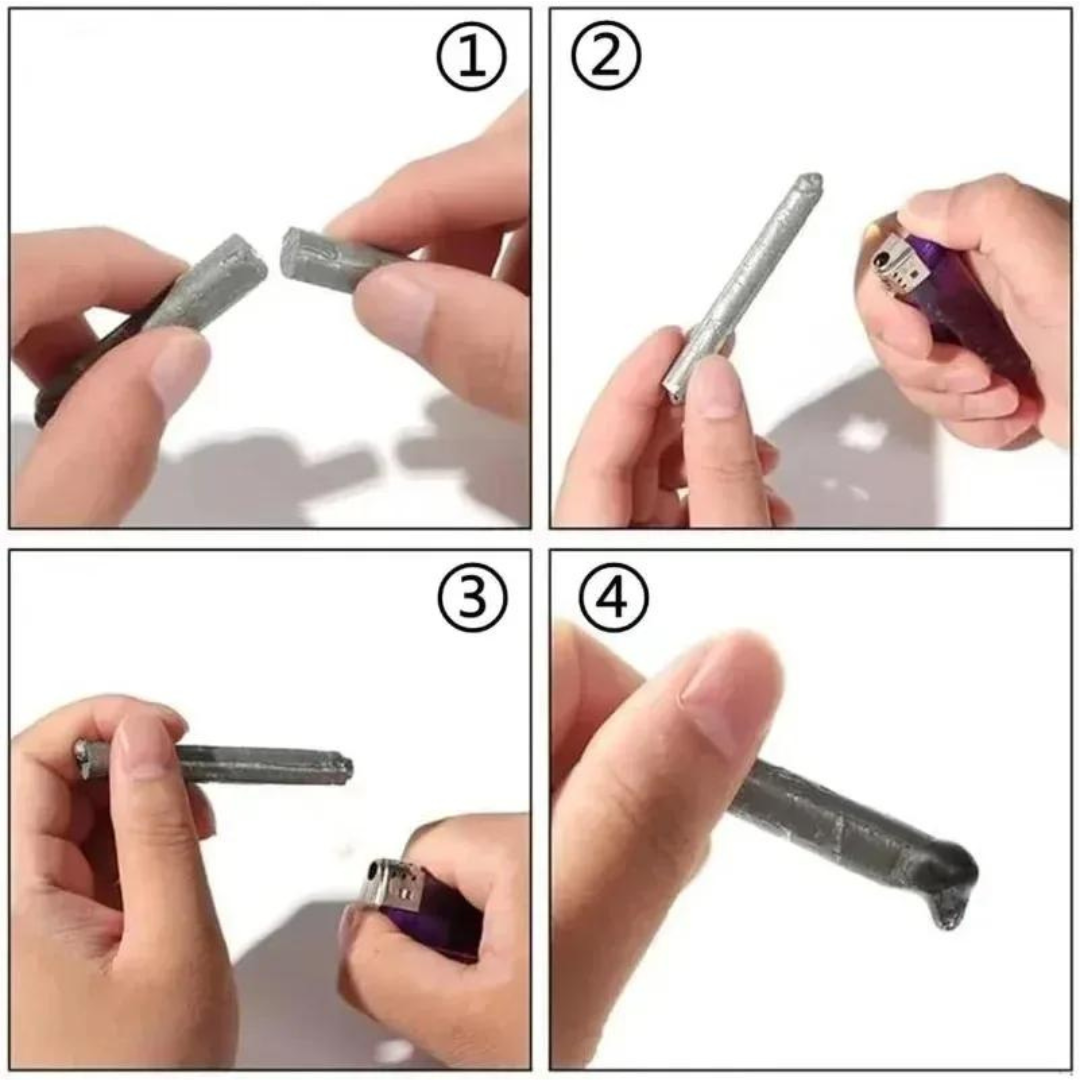Set 3 Tije Universale de Sudură cu Flux de Temperatură Scăzută