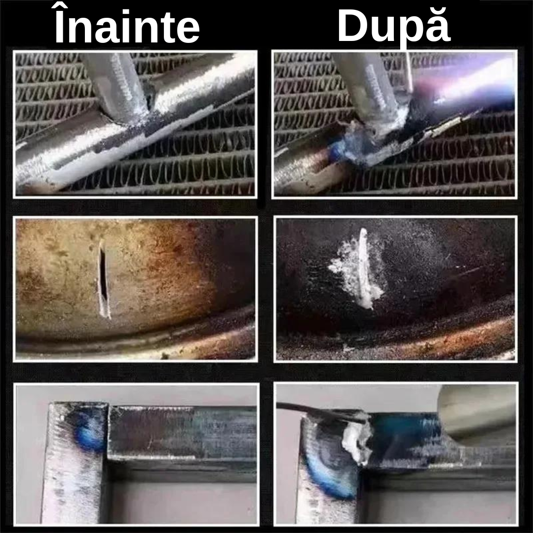 Set 3 Tije Universale de Sudură cu Flux de Temperatură Scăzută