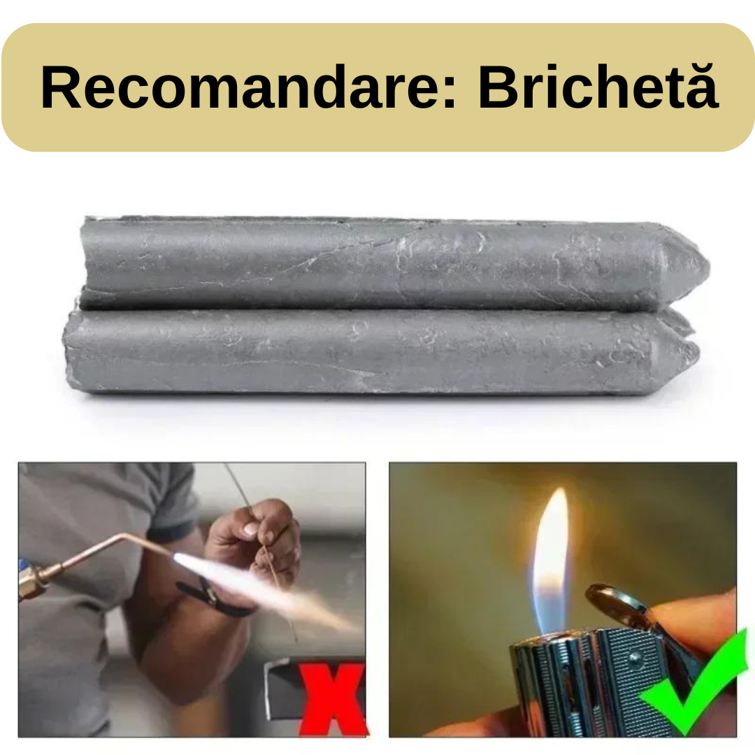 Set 3 Tije Universale de Sudură cu Flux de Temperatură Scăzută