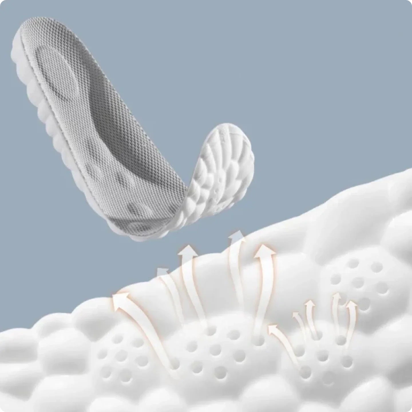 Pereche Branturi ortopedice cu gel tip CloudFoam (stang+drept), marime ajustabila prin decupare