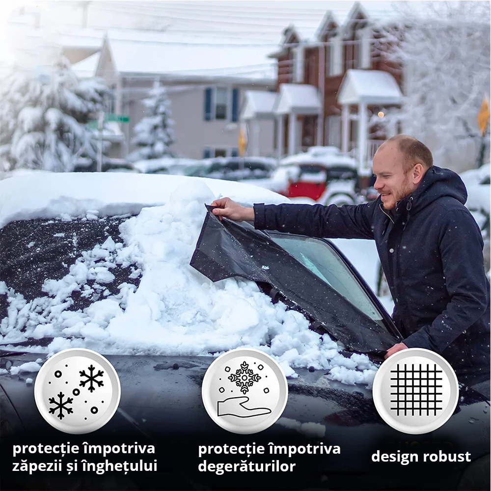 Husa Smart pentru Parbriz - protectie solara + impotriva caldurii (si impotrva inghetului)