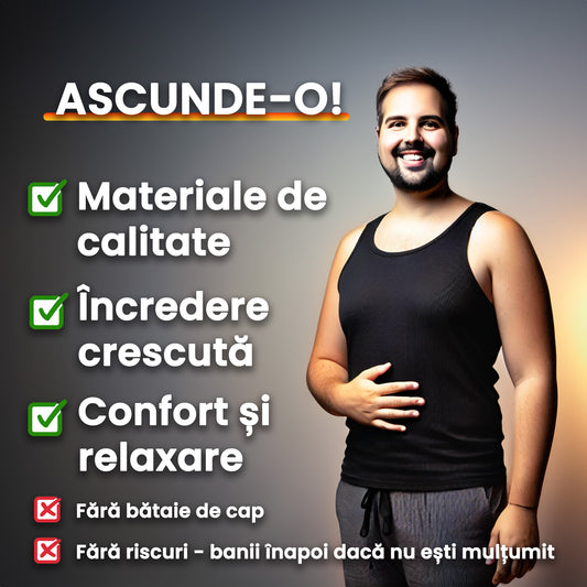 Maiou Modelator pentru Bărbați Slim’n Lift – Ascunde Burta