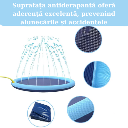 Piscina Gonflabila AquaJoy pentru Copii si Animale - Covor de Joaca Acvatic de Vara