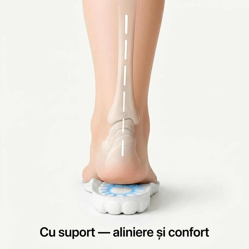 Aliniere corectă cu suport ortopedic