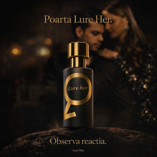 Parfum bărbătesc premium, cu feromoni, Lure Her, 50ml, pentru atras femei