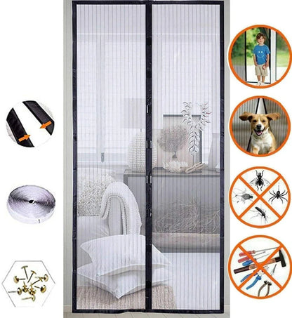 Perdea Magnetica de Usa Impotriva Insectelor 🚪🦟 - Protejeaza-ti Casa cu Stil si Eficienta!